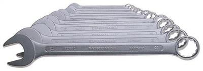 Promat/Tecwerk Ring-steeksleutelset | 12-delig sleutelwijdte 6-22 mm | model A chroom-vanadiumstaal - 4000823603