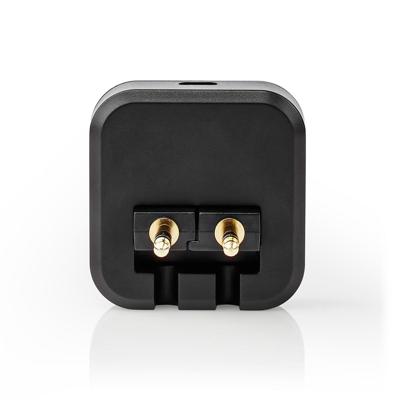 Bluetooth®-Zender | Input: 2x 3,5 mm Male | SBC | Maximaal 1 Apparaat | 5 uur | Automatische uitschakelfunctie | Zwart