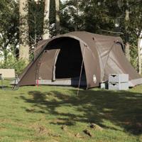 VidaXL Koepeltent 6-persoons waterdicht bruin - thumbnail
