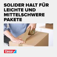 Tesapack paper ecoLogo, ft 50 mm x 50 m, bruin, pak van 3 stuks - thumbnail