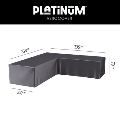 Platinum AeroCover Hoek LoungeBank hoes 235x235x100xH70cm Platinum AeroCover Hoek LoungeBank hoes 235x235x100xH70cm