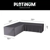 Platinum AeroCover Hoek LoungeBank hoes 235x235x100xH70cm - thumbnail
