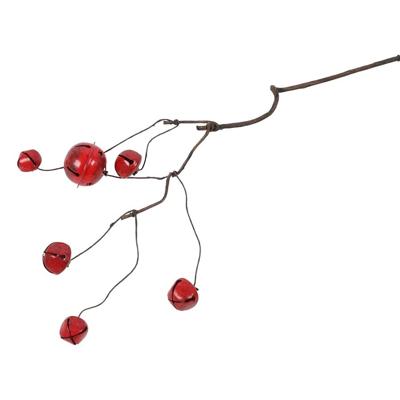 kunsttak kerstbellen belsano s rood Countryfield - Countryfield