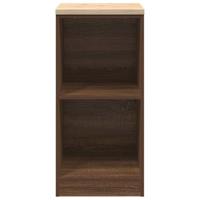 Garagekast 40x51x85 cm massief grenenhout bruin eikenkleurig - thumbnail