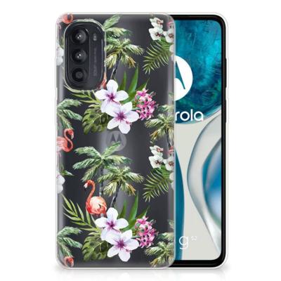 Motorola Moto G52/G82 | TPU Hoesje | Flamingo Palms