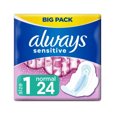 Always Maandverband Sensitive Normal Plus (24st)