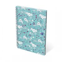 Oxford Floral softcover spiraalschrift, ft A5, 60 vel, gelijnd, 3 geassorteerde designs - thumbnail