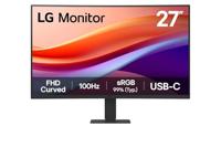 LG 27U421A-B 27 inch desktopmonitor - IPS-paneel FHD resolutie (1920 x 1080), 5 ms 100 Hz, HDR 10, sRGB 99% (CIE1931), kantelbaar, HDMI 2.0, USB-C (15W) - thumbnail