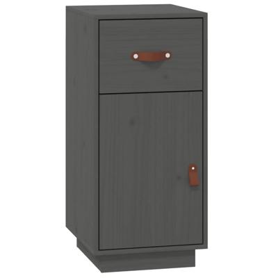Dressoir 34x40x75 cm massief grenenhout grijs Dressoir 34x40x75 cm massief grenenhout grijs