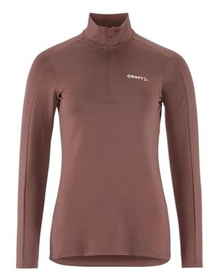 Craft Gain Midlayer Shirt Dames Rose Brown XL Craft Gain Midlayer Shirt Dames Rose Brown XL