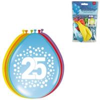 Folat ballonnen rainbow dots 25 jaar 30 cm 8 stuks | 24 stuks - thumbnail