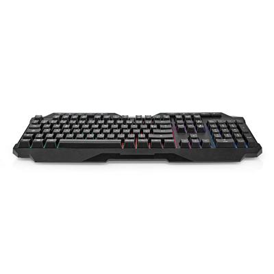 Nedis Bedraad Gaming Toetsenbord USB Type-A Membrane Toetsen LED AZERTY Frans Nedis Bedraad Gaming Toetsenbord USB Type-A Membrane Toetsen LED AZERTY Frans