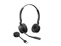 Jabra Engage 55 On Ear headset DECT Stereo Zwart Volumeregeling, Microfoon uitschakelbaar (mute) Telefoon - thumbnail