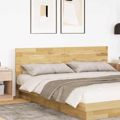 Hoofdbord 180 cm massief hout eiken