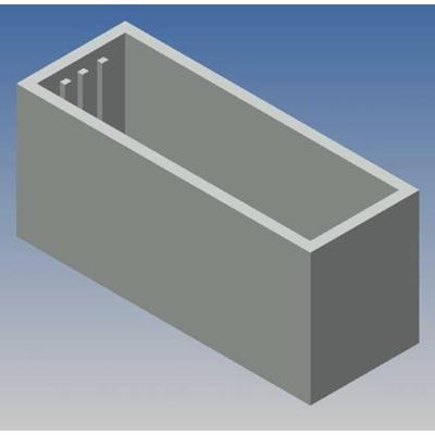 TEKO S38.10 Universele behuizing 40 x 15 x 19 ABS Blauw 1 stuk(s)