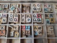 Losse Scrabble letters x5 - Warentuin over Zee - thumbnail
