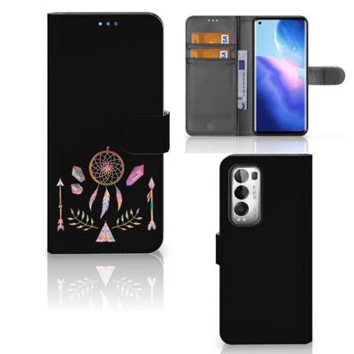 OPPO Find X3 Neo 5G Leuk Hoesje Boho Dreamcatcher | Portemonnee hoesje OPPO Find X3 Neo 5G Leuk Hoesje Boho Dreamcatcher | Portemonnee hoesje