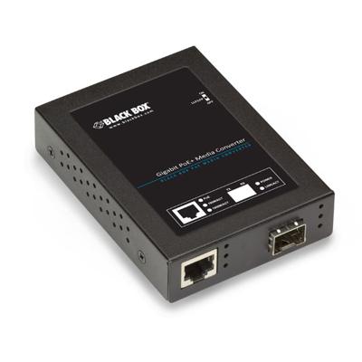 Black Box LPS535A-agno 1000Mbit/s multimode zwart mediafunter – mediafunter (1000 Mbit/s, IEEE 802.af, IEEE 802.3at, IEEE IEEE 802.z, 10BASE-T, 100BASE-TX, 1000BASE-LX,1000BASE-SX,1000BASE-T, 1000BASE-T, 1000BASE-X, Complete, SFP)