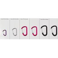 Toolland HAS09 KARABIJNENSET - ALUMINIUM - 12-DELIG - thumbnail