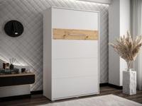 Opklapbed HOUDI 120x200 cm wit/artisan eik - thumbnail