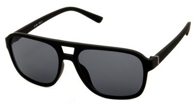 Kost zonnebril 21 051 unisex rechthoekig zwart/blauw Kost zonnebril 21 051 unisex rechthoekig zwart/blauw