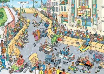 Jumbo Jan van haasteren legpuzzel - de zeepkistenrace, 1000st.