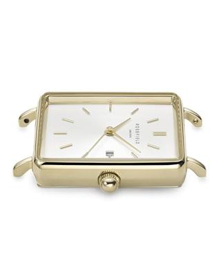 Rosefield The Boxy Quartz Polshorloge Vrouw Goud Rosefield The Boxy Quartz Polshorloge Vrouw Goud