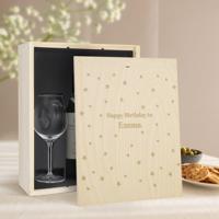 Wijnpakket met glas - Salentein Malbec (Gegraveerde deksel) - thumbnail