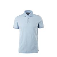 s.Oliver BLACK LABEL regular fit polo lichtblauw - thumbnail