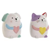 Spaarpot Home ESPRIT Dolomite 13 x 12 x 19 cm (2 Stuks) - thumbnail