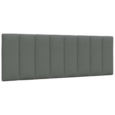 Bed met matras "Hanko" stof donkergrijs 120x200 cm - thumbnail