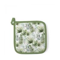 Ambiente pannenlap jungle leaves white - thumbnail