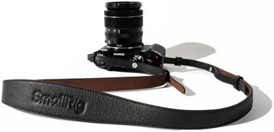 SmallRig 5208 Universal Leather Camera Shoulder Strap (zwart)