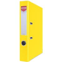 OFFICE products ordner, voor A4, uit karton, rug van 5,5 cm, geel - thumbnail