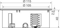 Bachmann 931150 Stekkerdoos Zwart 1 stuk(s) - thumbnail