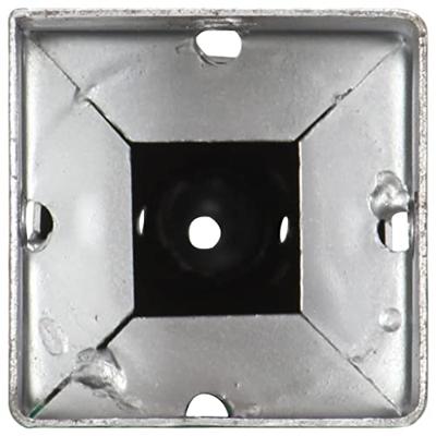 VidaXL Grondpinnen 2 st 10x10x57 cm gegalvaniseerd staal zilverkleurig VidaXL Grondpinnen 2 st 10x10x57 cm gegalvaniseerd staal zilverkleurig