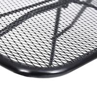 Balkontafel 60x40 cm staal zwart - thumbnail