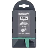 Wolfcraft Professionele trapeziummessen | 0,65 x 61mm | 100 stuks - 4309000 - thumbnail