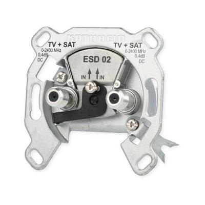 Kathrein ESD 02 Antennedoos FM, Satelliet, TV, UHF, VHF Enkele aansluitdoos