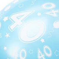 40 jaar verjaardag ballonnen (5st) - thumbnail