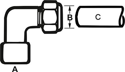 Cornat Klemkoppeling/Ch Knie 1/2Vx10Mm - TEC582014