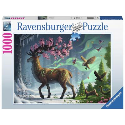 Puzzel ravensburger hert van de lente 1000 stukjes Puzzel ravensburger hert van de lente 1000 stukjes