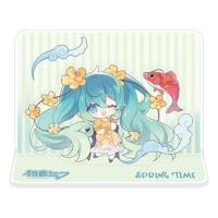 Hatsune Miku Acrylic Figure Standee Hatsune Miku Spring Time Chibi Miku with Koi 11 cm - thumbnail