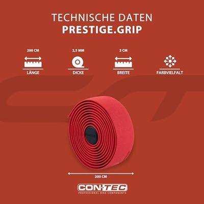 CONTEC stuurlint "prestige.grip ct bar tape prestige.grip 200mm red