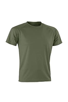 Spiro RT287 Impact Aircool Performance Tee - Combat - L