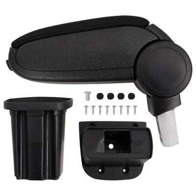 VidaXL Armsteun 12x32x(34-50) cm abs zwart