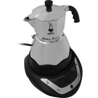 Elektrische Italiaanse koffiemaker - BIALETTI - MOKA TIMER - 3 kopjes - 120 ml - Roestvrij staal - thumbnail
