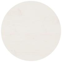 Tafelblad 50x2,5 cm massief grenenhout wit - thumbnail