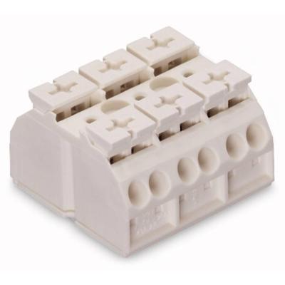 WAGO 862-693 Apparaataansluitklem Veerklem Wit 250 stuk(s)