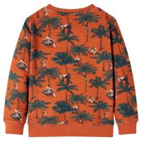 Kindertrui 116 lichtroestkleurig - thumbnail